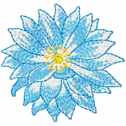 Flowers Embroidery Design 9